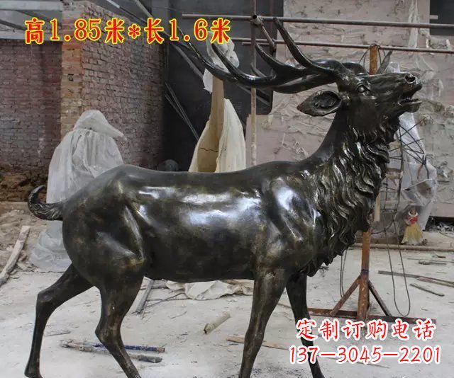 淮安玻璃钢仿铜动物雕塑
