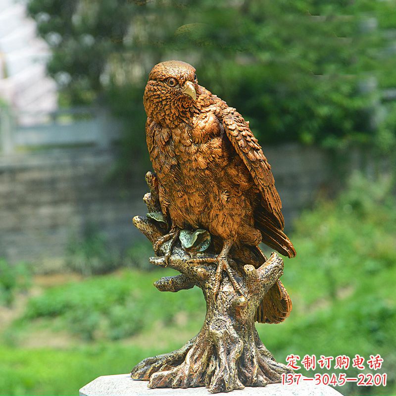 淮安玻璃钢仿铜仿真老鹰雕塑
