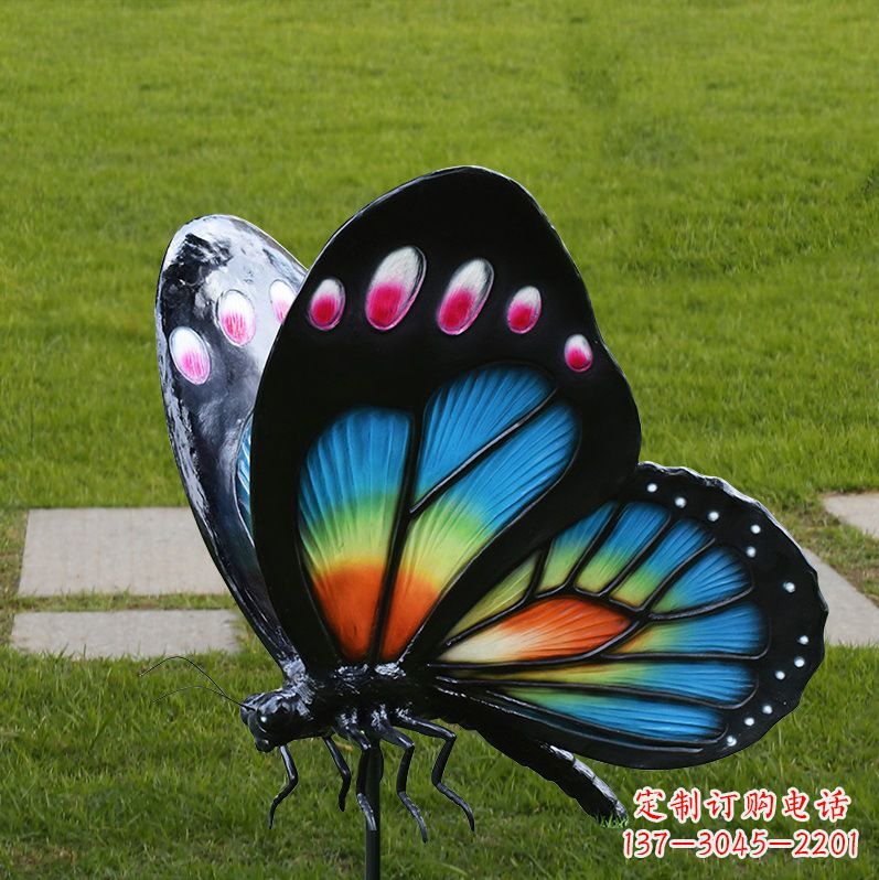 淮安玻璃钢仿真蝴蝶昆虫雕塑