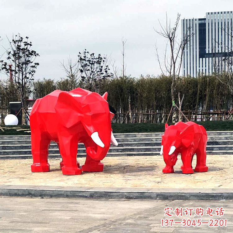 淮安玻璃钢大象雕塑艺术之美