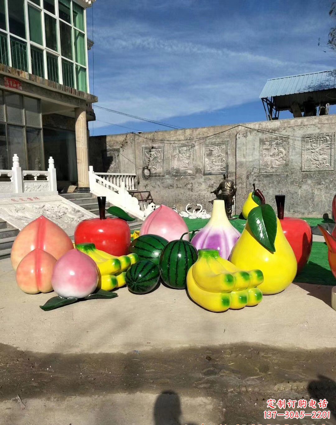 淮安玻璃钢水果雕塑一种别致的艺术