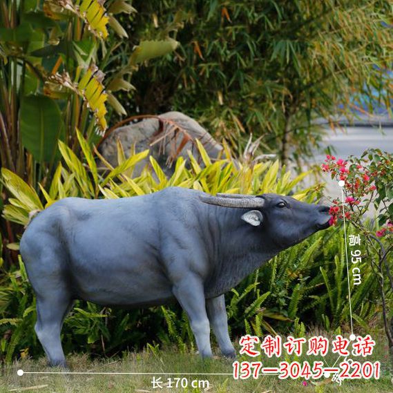淮安玻璃钢水牛雕塑——象征力量的艺术作品