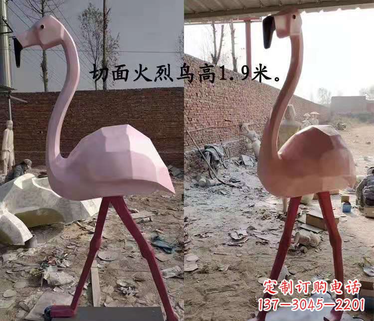 淮安玻璃钢仙鹤雕塑公园园林景观动物摆件