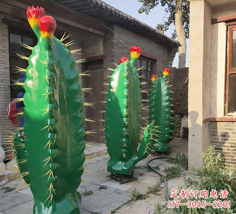 淮安玻璃钢仙人掌景观雕塑