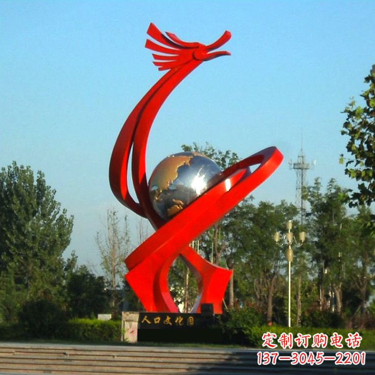 淮安不锈钢创意龙形景观雕塑——点缀城市园林公园广场
