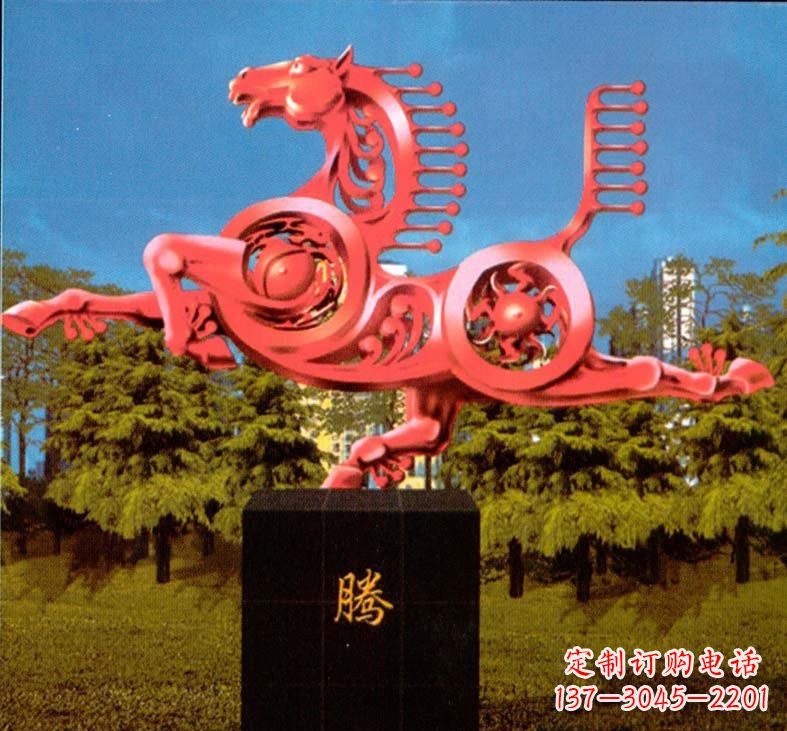 淮安精美不锈钢马雕塑