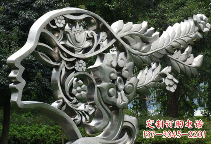 淮安不锈钢美女雕塑一种流行的艺术形式