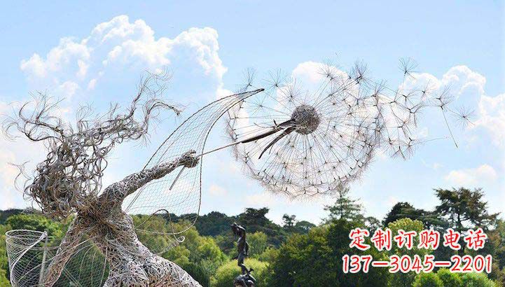 淮安不锈钢蒲公英雕塑