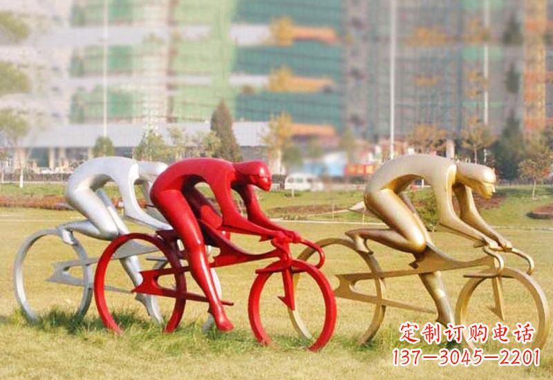 淮安不锈钢自行车雕塑