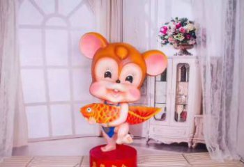 淮安玻璃钢老鼠雕塑吉祥物的象征