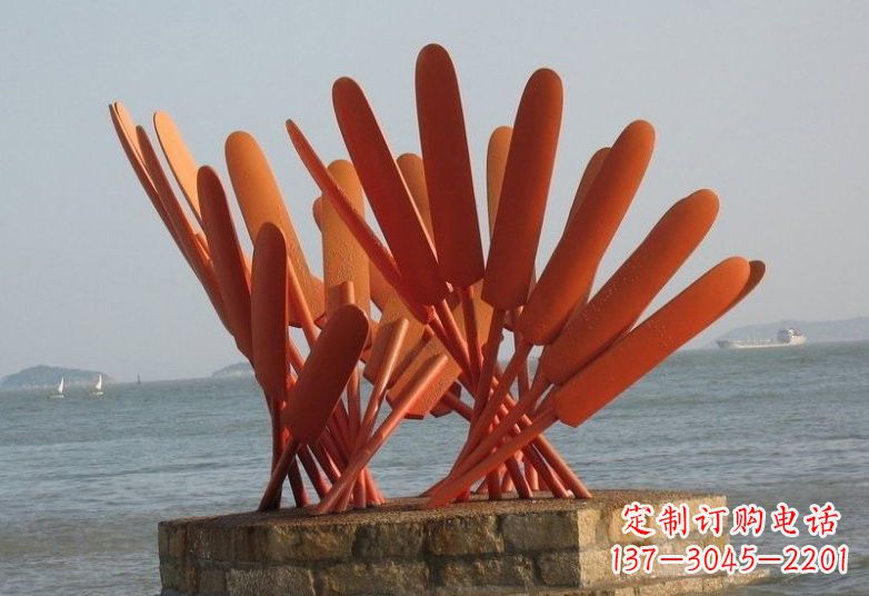 淮安不锈钢船桨雕塑