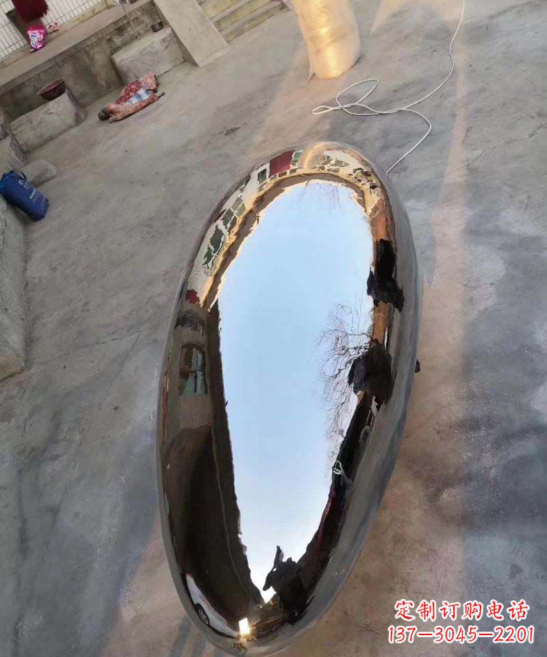 淮安不锈钢水滴雕塑一种美观耐用的艺术品