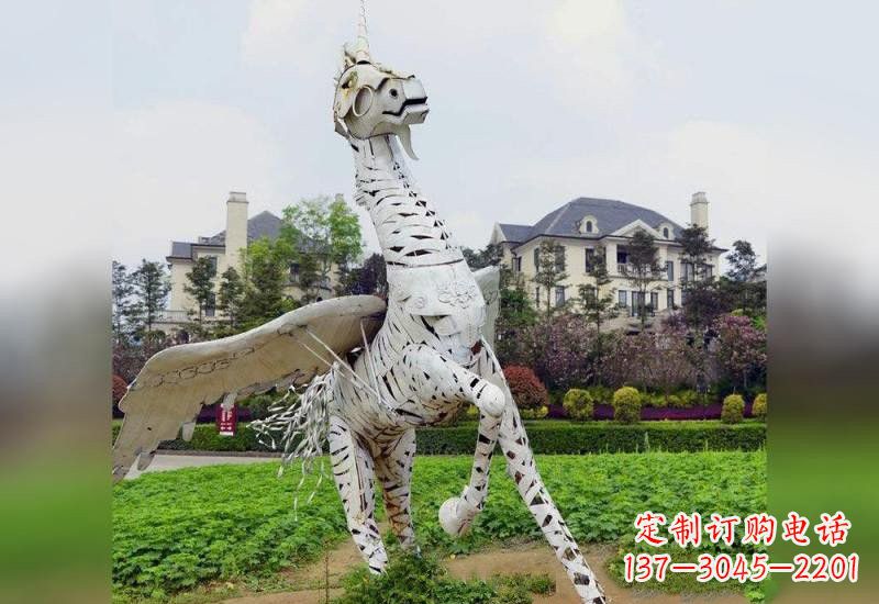 淮安不锈钢独角兽雕塑