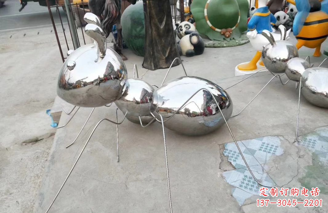 淮安精致雕塑——不锈钢蚂蚁