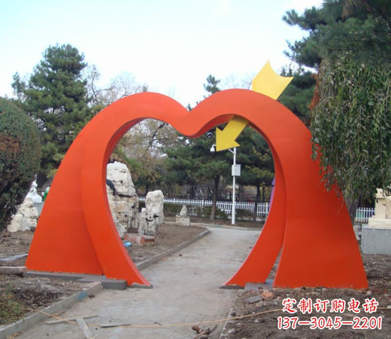 淮安不锈钢拱门雕塑