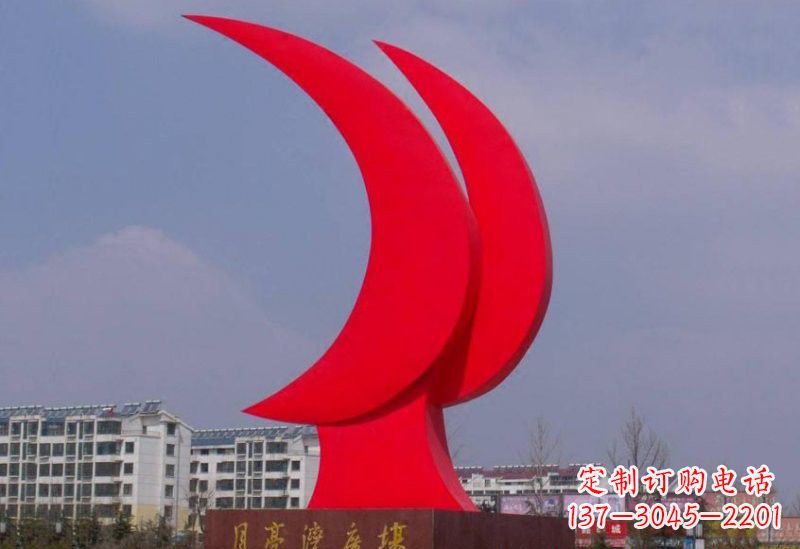 淮安精美的不锈钢月亮雕塑