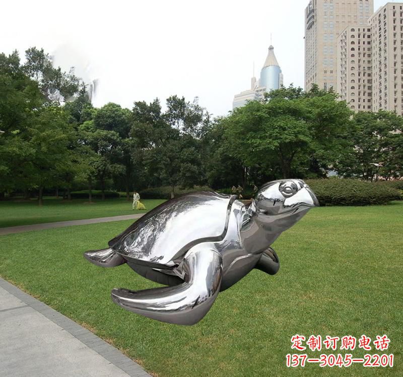 淮安不锈钢海龟雕塑传承海洋文化的象征