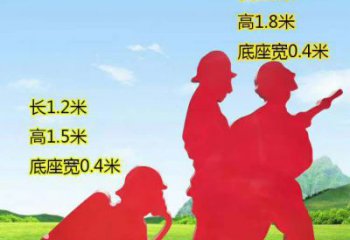淮安表彰消防英雄——不锈钢消防员人物雕塑