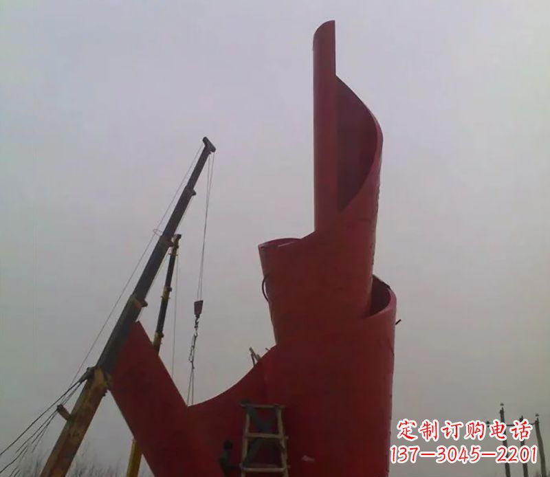 淮安不锈钢火炬雕塑点燃社会进步的火炬