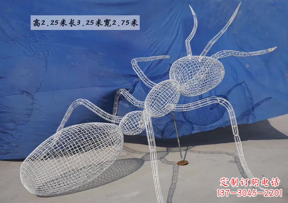 淮安不锈钢镂空蚂蚁雕塑 1