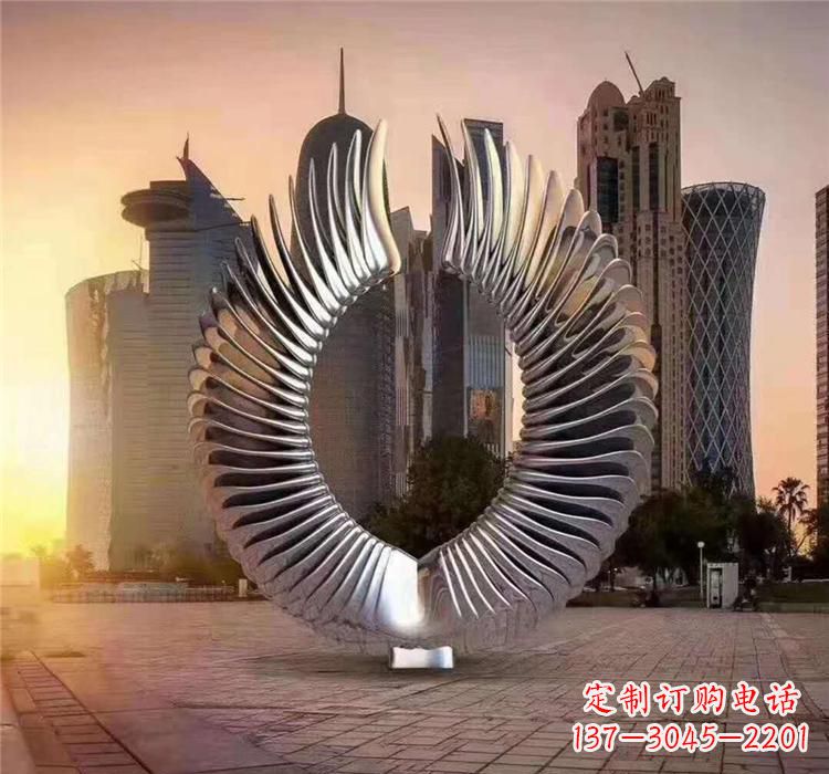 淮安不锈钢喷泉雕塑灵动的艺术美学