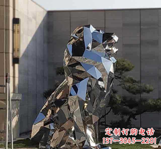 淮安不锈钢狮子雕塑2