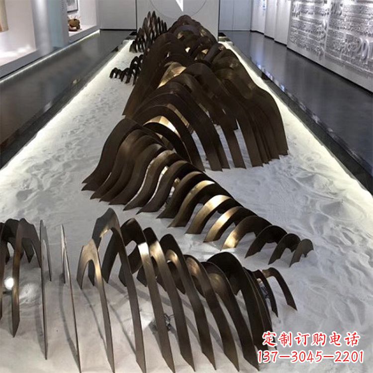 淮安不锈钢铁艺假山雕塑让自然风景回归