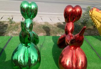 淮安不锈钢气球狗雕塑