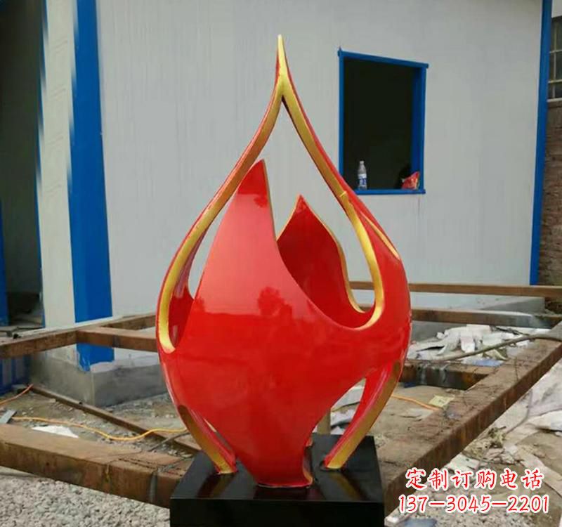 淮安不锈钢艺术景观火龙果雕塑