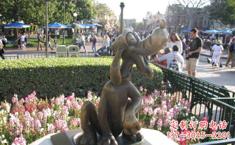 淮安动物铜雕精美而细致