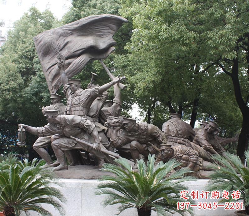 淮安革命战士的荣耀——铜雕的艺术之美