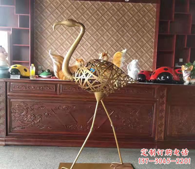 淮安火烈鸟雕塑精美绝伦