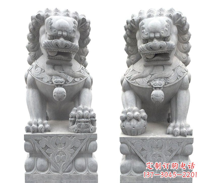 淮安传统狮子石雕