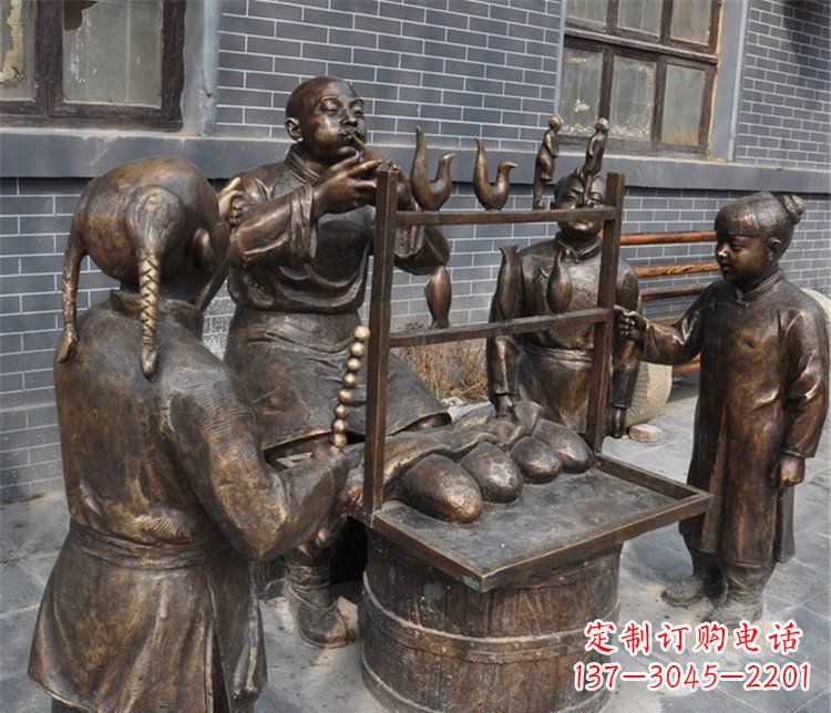 淮安糖人雕塑——街边温馨的小情调