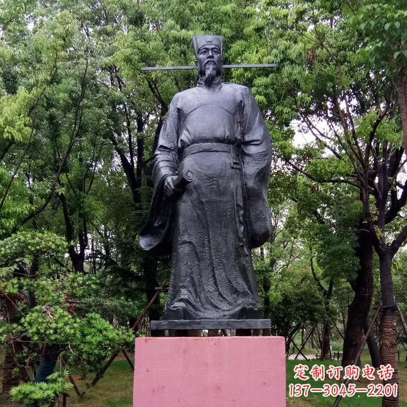 淮安铜雕陶渊明——传承古代文学精髓