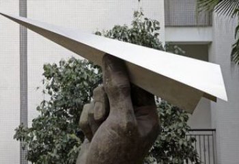 淮安不锈钢纸飞机雕塑令人惊叹的艺术绝活