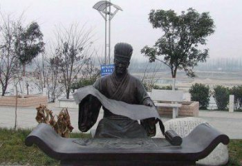 淮安蔡伦公园的发明家雕像