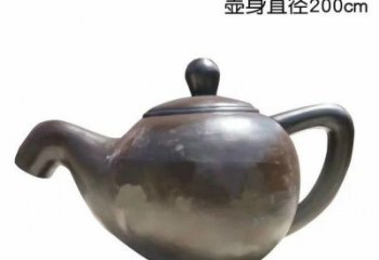 淮安青铜茶壶雕塑——彰显传统文化的艺术精髓