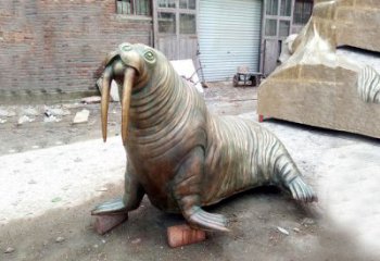 淮安纯铜海豹雕塑艺术的象征