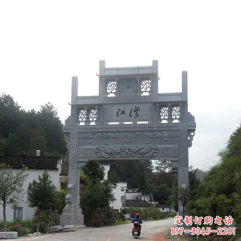 淮安精美石牌坊雕塑——传承中国古典文化