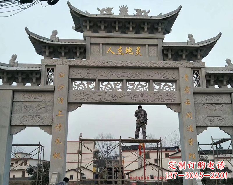 淮安牌坊雕塑