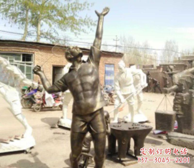 淮安羽毛球雕塑传承运动精神