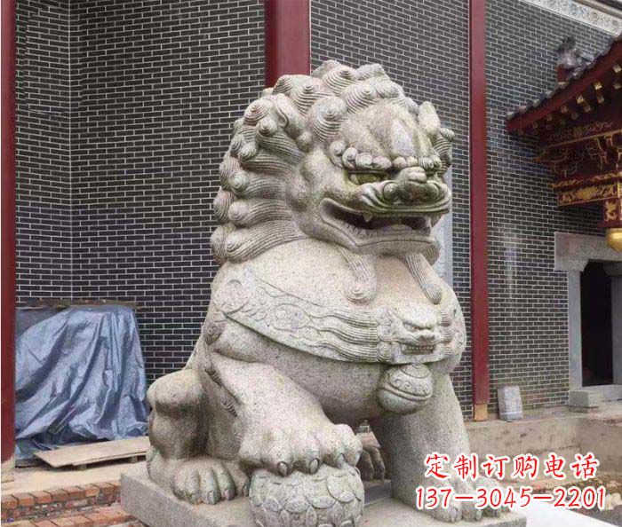 淮安巨型大理石狮子雕塑