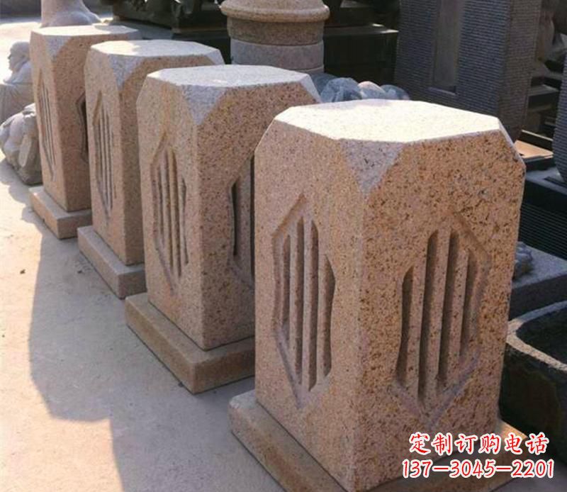 淮安精美的大理石灯雕塑