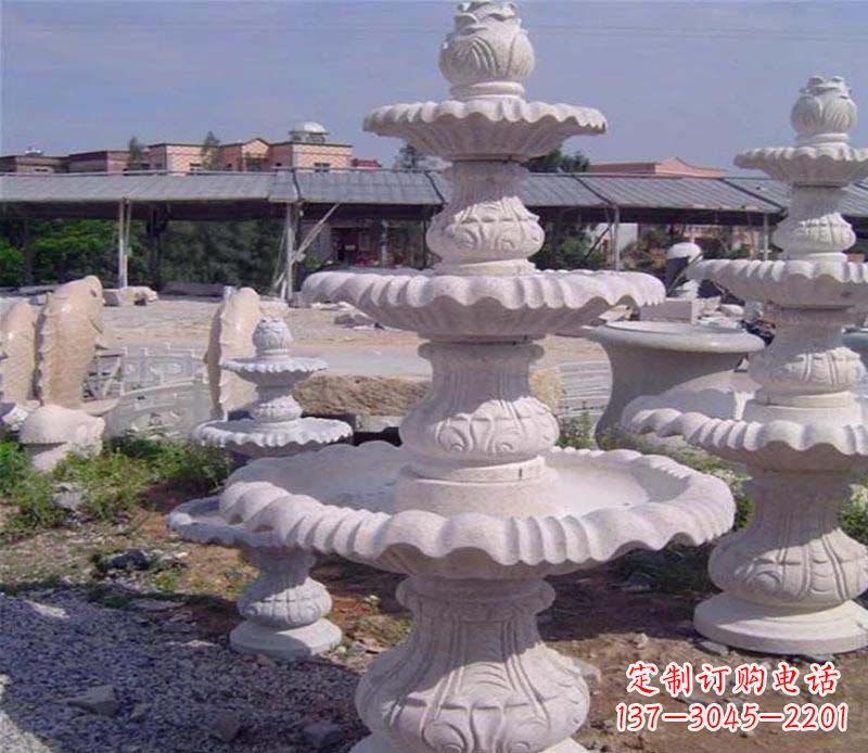 淮安石雕喷泉展现精美的艺术灵感