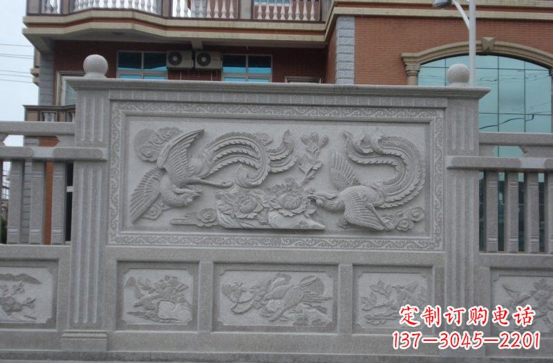 淮安大理石凤凰壁画浮雕