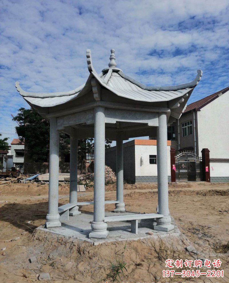淮安大理石凉亭 (2)