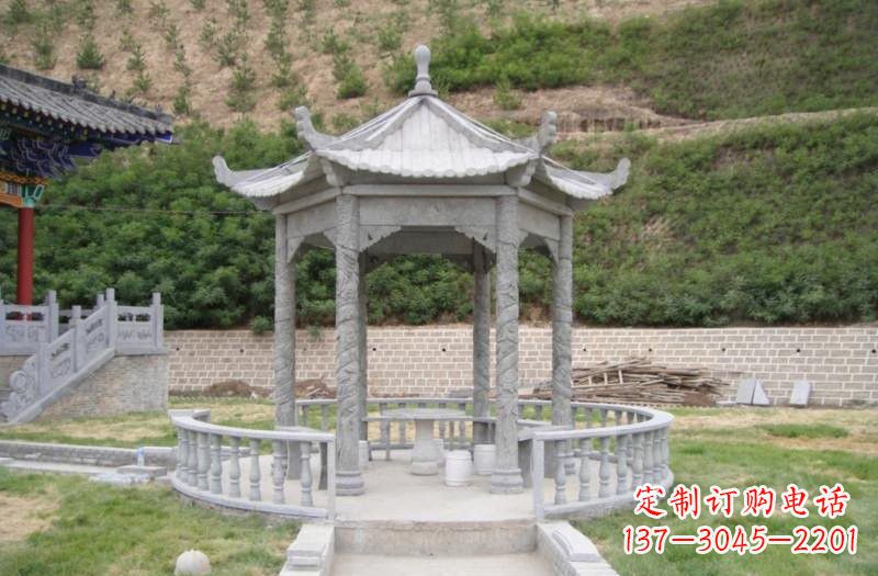 淮安大理石凉亭雕塑 (2)