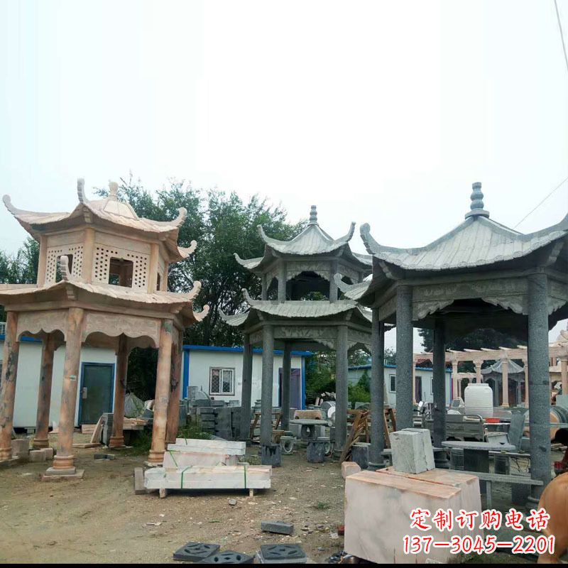 淮安大理石凉亭雕塑