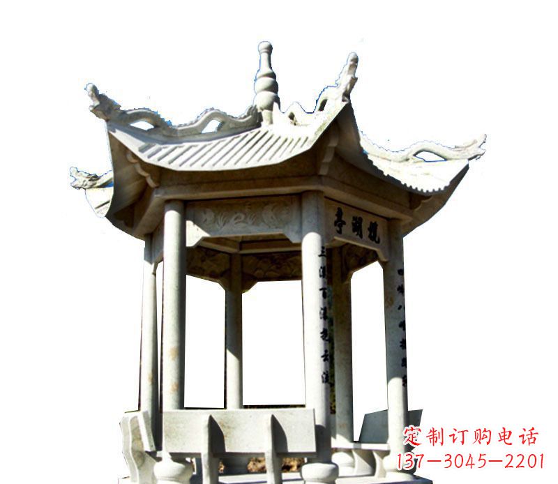 淮安大理石凉亭石雕